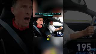 Bugatti Chiron v F1 Car: 1-MILE ROLL RACE