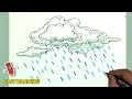 Rain Cloud Drawing How To Draw A Raining Cloud Step By Step Rain Cloud Drawings Weather