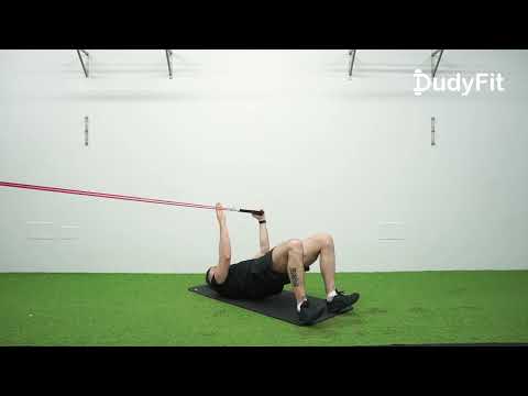 Pallof Press + Brücke, kontralateraler Handgriff