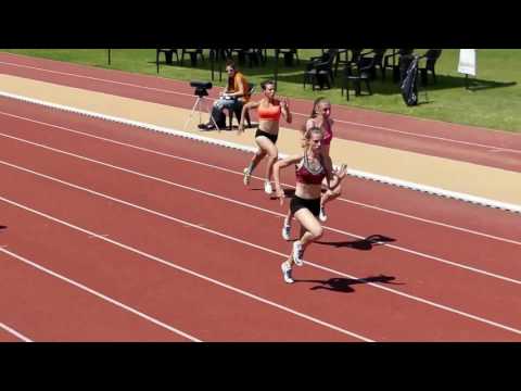 Takács Boglárka 100 m sikfutás időelőfutam 12.31 mp (lassítva)