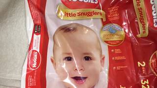 Huggies Little Snugglers Size 2, 32 Count Baby Diapers Video Review