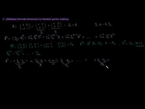 Calculul puterii unei matrice (I) | Lectii-Virtuale.ro