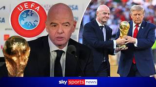 UEFA hit out at FIFA and Gianni Infantino amid plans to sell minority stakes linked to World Cup