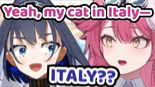 Kronii When Raora Accidentally Had a TONGUE SLIP When She Was Talking About Italy