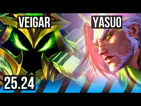 VEIGAR vs YASUO (MID) | Good KDA: 15/1/11, 49K damage | EUW Master | 25.24