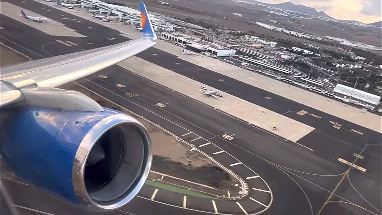 RB211 POWER!!! Jet2 B757 departure from Lanzarote.