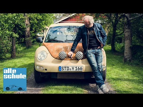 Take that, Volkswagen! Motorista Helge Thomsen now drives a New Beetle.