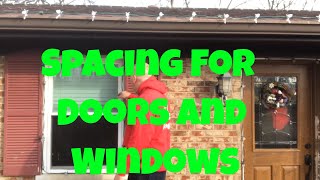 What Spacing For Christmas 🎄Lights Around Doors And Windows