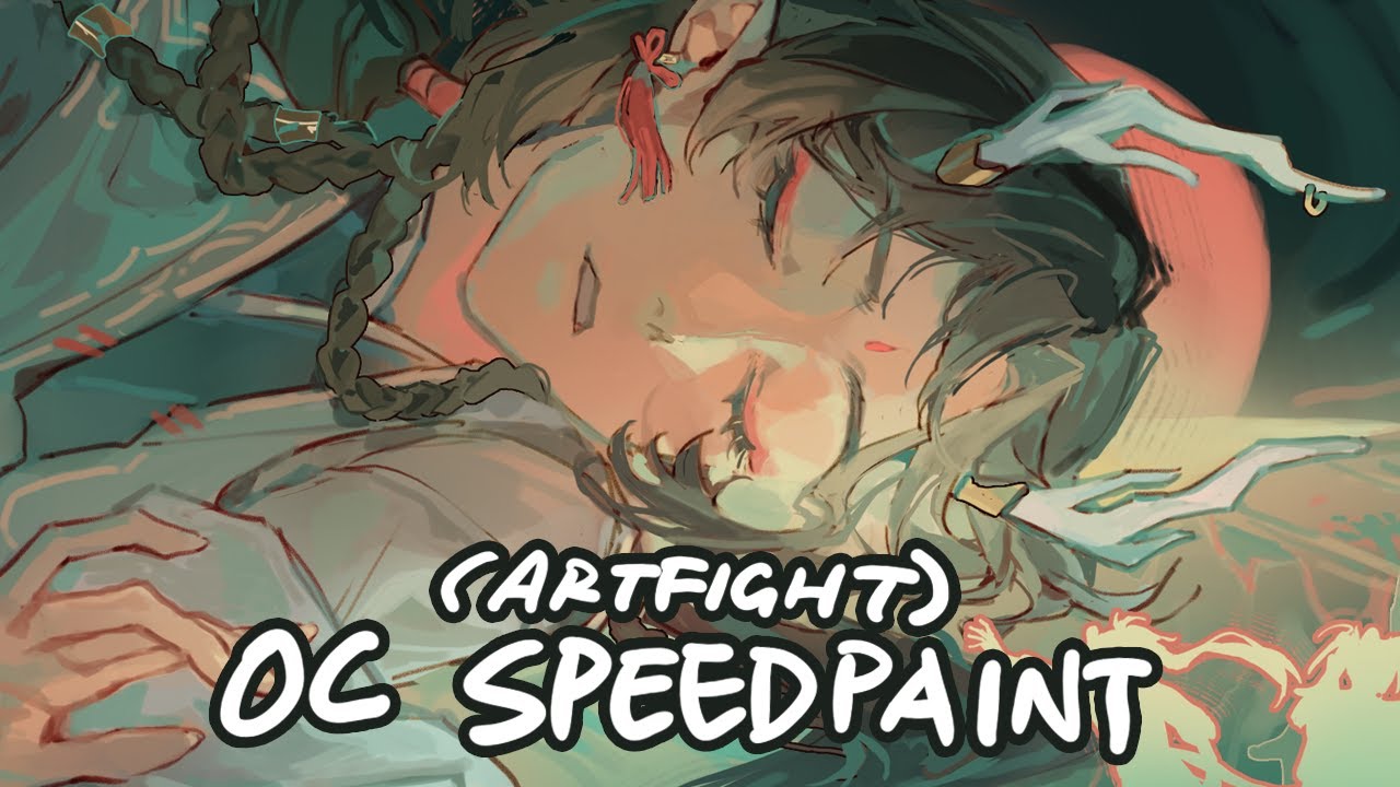 oc speedpaint - tranquil dawn (photoshop)