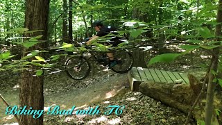 Shredding the Fountainhead blue trail