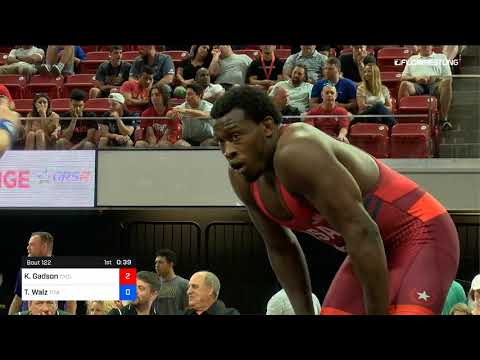 97 Kg Rr Rnd 1 Kyven Gadson Cyclone Regional Training Center C RTC Vs Ty Walz Titan Mercury Wrestl