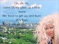 Pound The Alarm Lyrics-Nicki Minaj (Clean) 