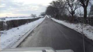 preview picture of video 'Speeding along rural Ayrshire road in new Land Rover'