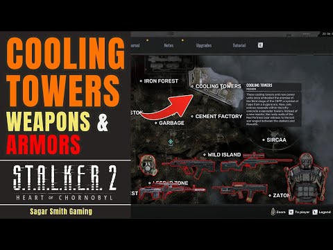 STALKER 2 Cooling Towers All Weapons & Armors Locations Guide #stalker2gameplay