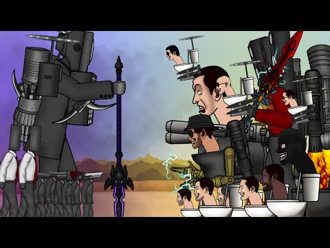 Cinema Man VS G-Man 2.0, Speaker Man, Mafia Skibidi, Robber Skibidi, Chainsaw Skibidi - DC2.