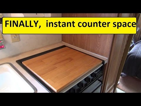 More RV counter space Camco 43521 stove top