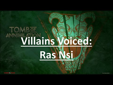 Villains Voiced: Ras Nsi