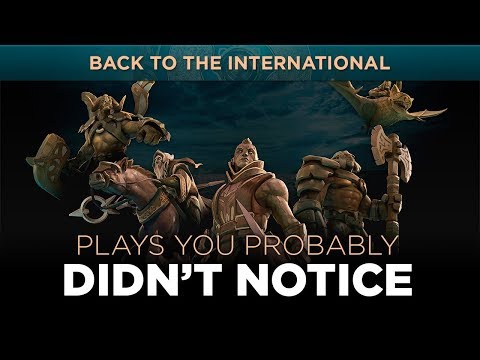 Back to The International 2017 - Plays You Probably Didn't Notice (Dota 2)