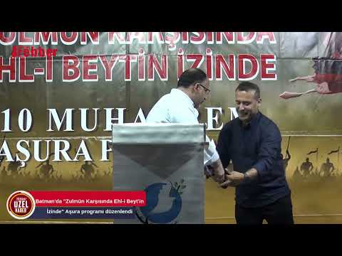 Batman'da Zulmün Karşısında Ehl i Beyt'in İzinde Aşura programı düzenlendi