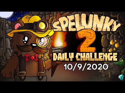 Spelunky 2 Daily Challenge with Baer! (10-9-2020)