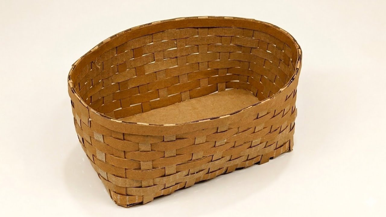 AMAZING BREAD BASKET CARDBOARD | Handmade Cardboard Recycle | Cardboard Craft Ideas | Arts & Crafts