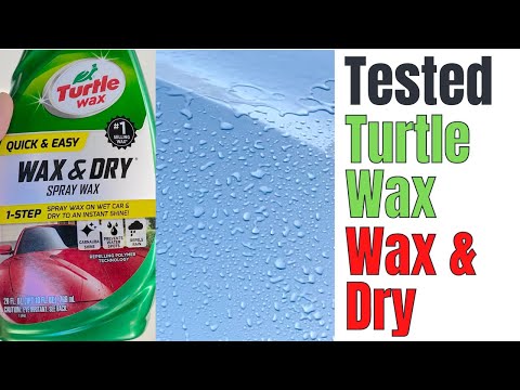 I Tried Turtlewax Wax & Dry Spray Wax - See How it Went