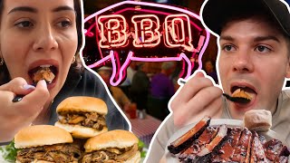 British FIRST TIME Trying Tennessee BBQ Food 🍗 | NASHVILLE Series
