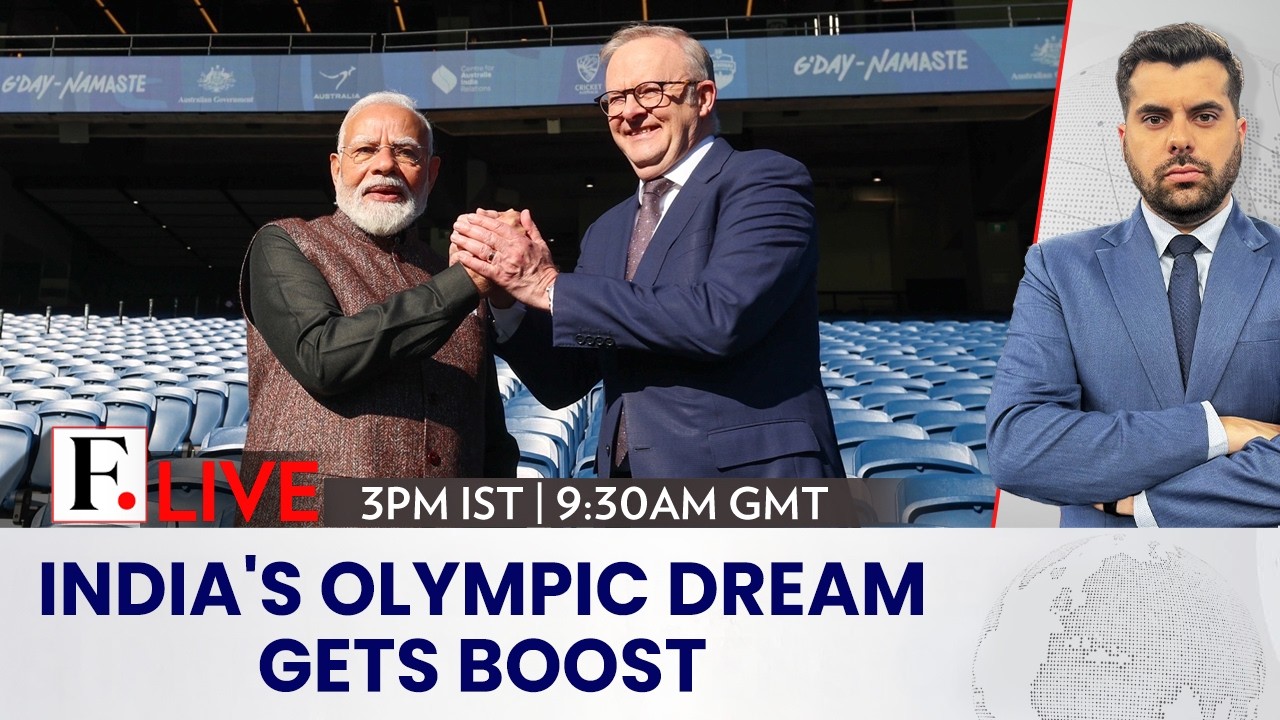 LIVE: India-Australia Cricket Rivalry Evolves Into Sports Deal, Olympic Bid Support | Firstpost