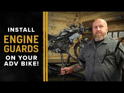 How to Install Engine Guards on an Adventure Bike | On The Lift