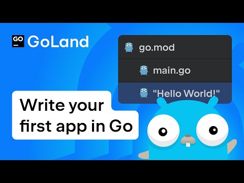 Write your first app in Go with GoLand: Code Completion and Terminal