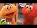 Sesame Street Elmo Tells Zoe That Rocco Is Just A Rock PBS Kids