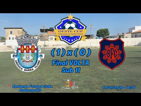 Arouca (1) x (0) Bonsucesso - Sub 11 - Final VOLTA - Supercopa Oeste Cup 2026 - 18/01/2026