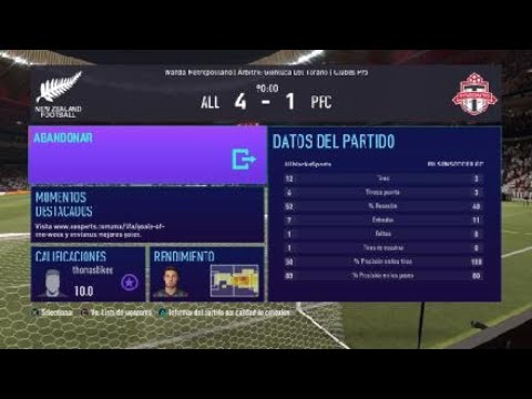 Liga LPF All Blacks 4-1 Pilsensoccer