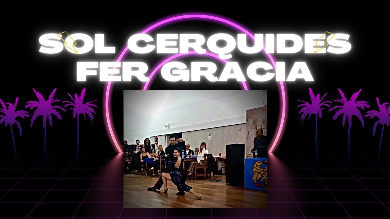 Excelente, tango exhibición, Sol Cerquides, Fernando Gracia. Loca Tango Bardo
