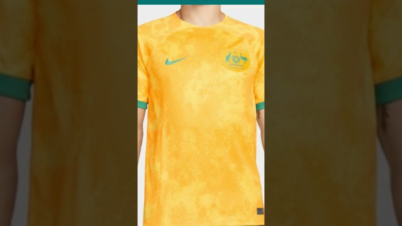 Camisa Da Seleção da Austrália Para Copa do Mundo 2022.
