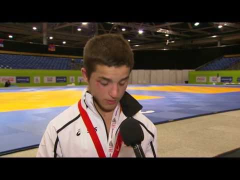 EYOF2013 JUDO PODIUM EN QUOTE TSJKADOEA (NED) BRONZEN MEDAILLE WINNAAR