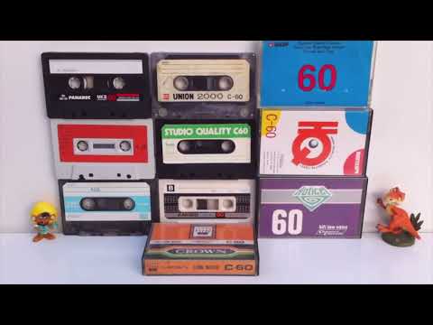 Cassette Audio Tape Collection K7 | Tape Type C-60 Amigo BASF CROWN ITT PANAREC Roticet UNION 2000