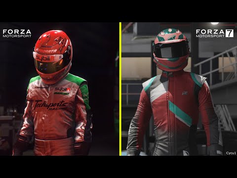 Forza Motorsport 8 vs Forza 7 Early Xbox Series X vs Xbox One X 4K Graphics Comparison