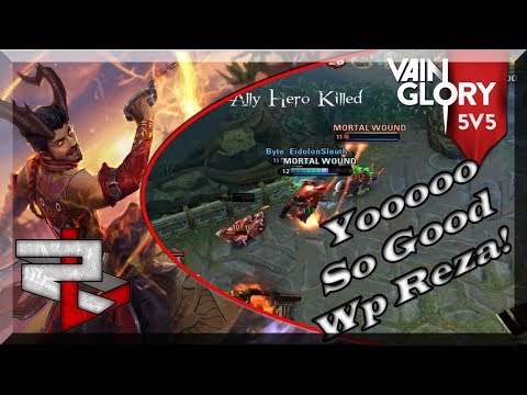 3.5 Vainglory 5v5 Ranked: Bot Lane Wp Reza: Oh Yes, Carrying with Wp Reza Now!!