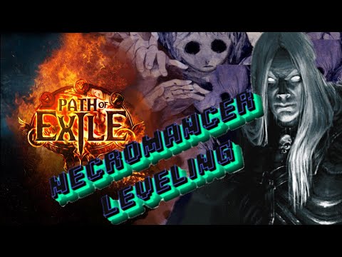 Necromancer Summoner Leveling  [act 5+][minions build - zombie - skeleton -  Raging Spirits]