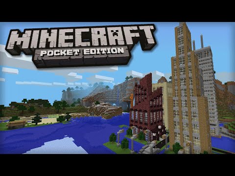Building a city in Pocket Edition