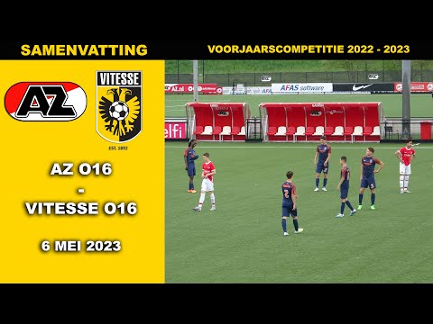 Samenvatting AZ O16 - VITESSE O16 zaterdag 6 mei 2023