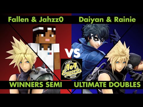 SSBU - 4o4 Smash Night 18 - Fallen (Steve) & Jahzz0 (Cloud) vs Daiyan (Joker) & Rainie (Cloud) - WSF