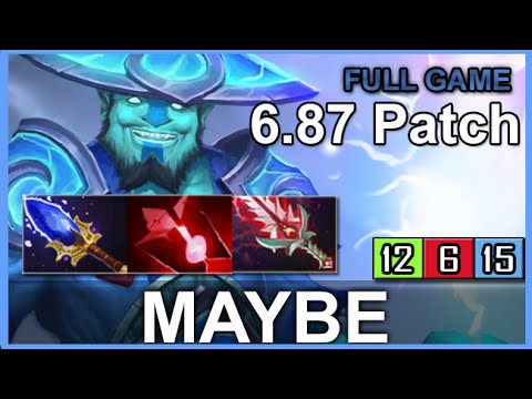 Maybe Storm Spirit 6.87 patch Bloodstone + Bloodthorn + Aghanim's Scepter | Full Game