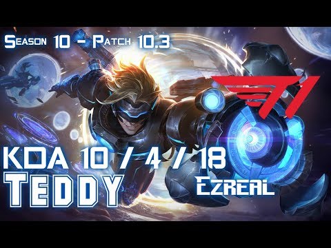 T1 Teddy EZREAL vs KALISTA ADC - Patch 10.3 KR Ranked