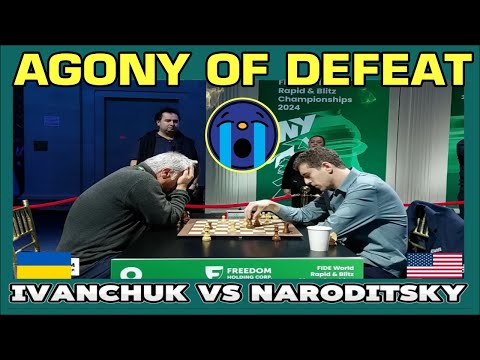 Vasyl Ivanchuk's Moment of Agony in Defeat!