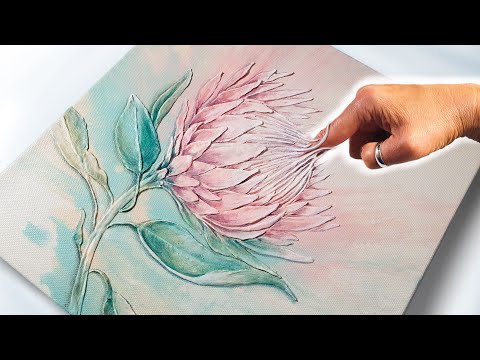 UNGLAUBLICHE Protea-Blumenkunst mit EASY Paste – Das können Sie ausprobieren!! | AB Creative Tuto...