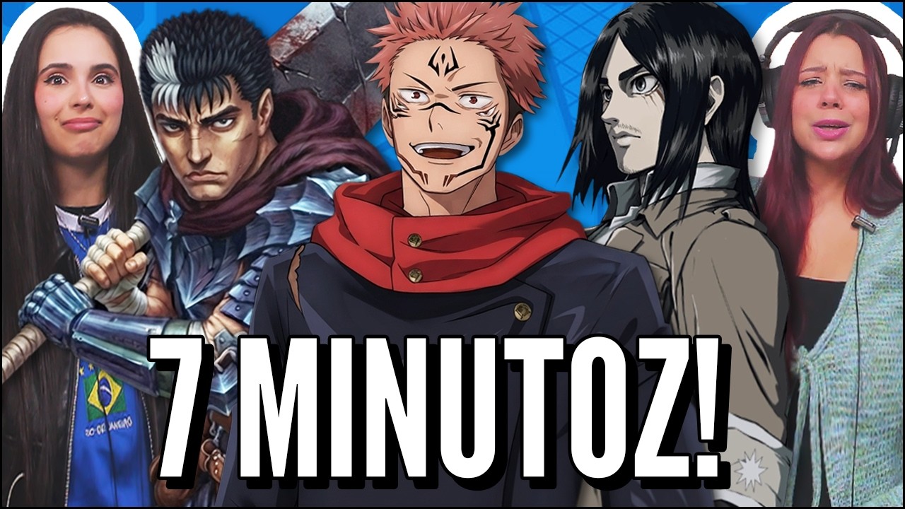 7 MINUTOZ?! QUE PEDRADAS! -  O PODER DA MINHA IRA 3, SATORU GOJO VS SUKUNA e VELHA ESTRADA