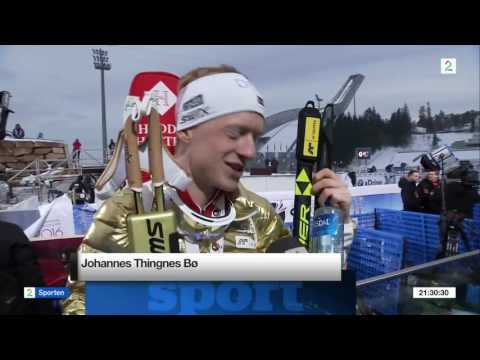 VM Oslo 2016: Emil Hegle Svendsen stopped at the last lap to support Johannes Bø battle fo