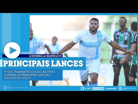 11-03-2021: Principais lances de Londrina 1x1 Maringá FC
